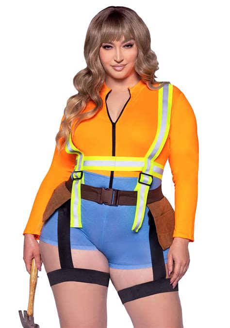 sexy construction worker|Womens Deluxe Sexy Construction Worker Costume.